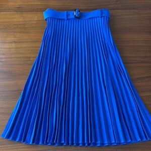 NWT Ann Taylor pleated midi skirt 4P